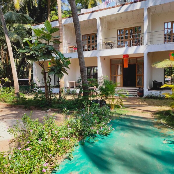 Framhlið gististaðar