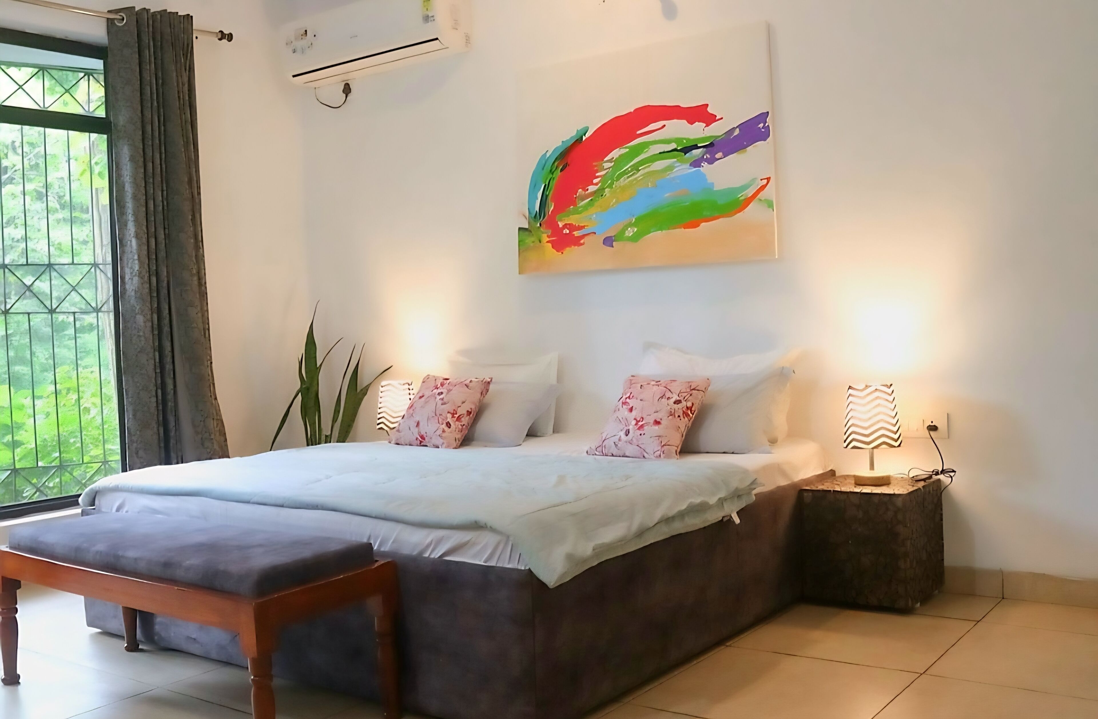 3 多间卧室、WiFi、床单