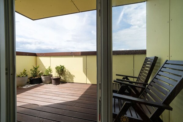 Terrace/patio - L´Ocelot Premium Apartment - AC, 2 floors (Prague)
