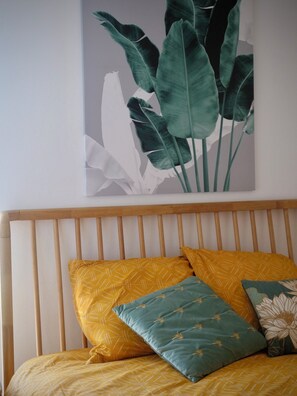 1 bedroom, iron/ironing board, travel crib, free WiFi