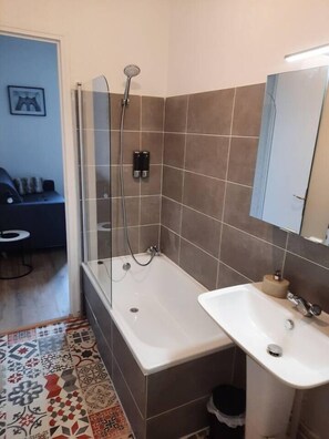 Free toiletries, hair dryer, towels, toilet paper