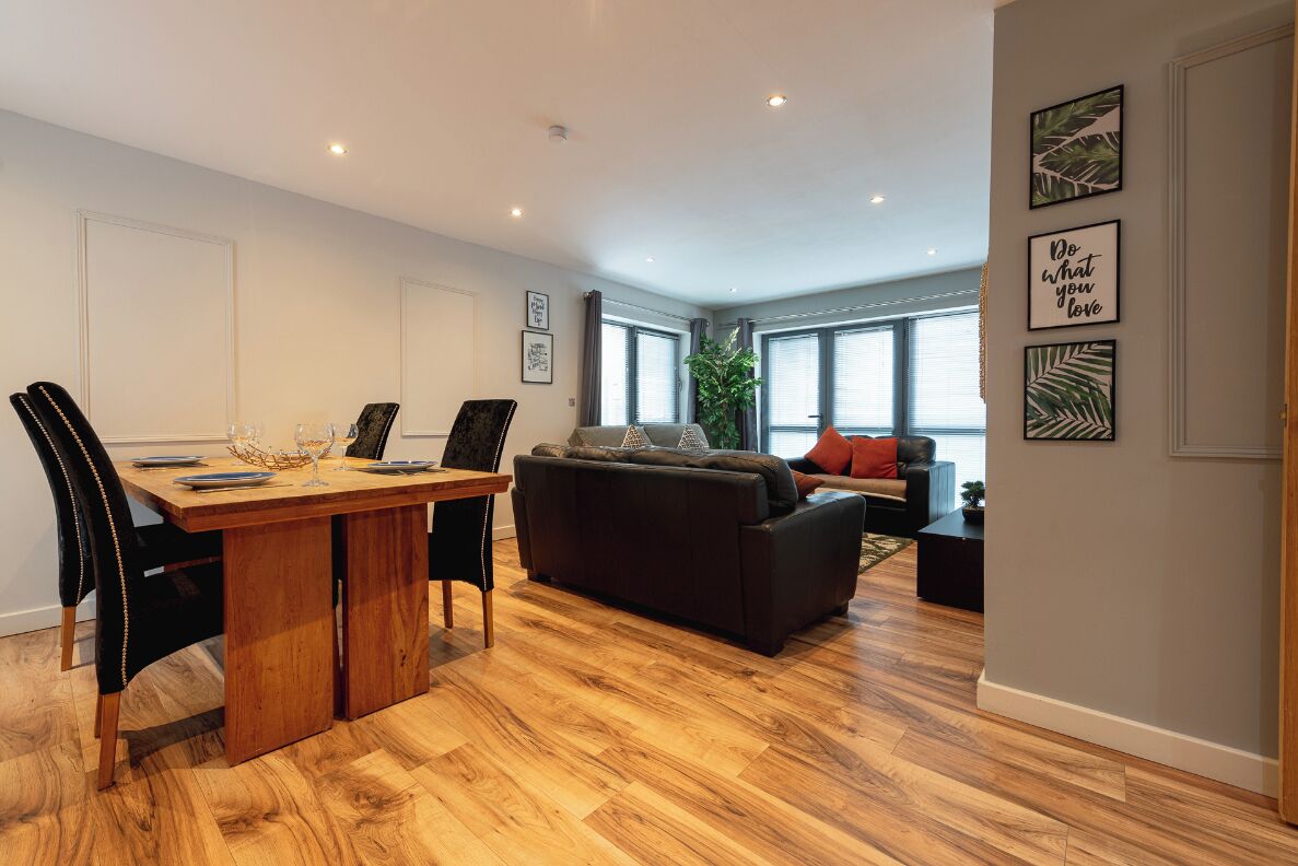 舒适公寓 | 起居区 | 平板电视