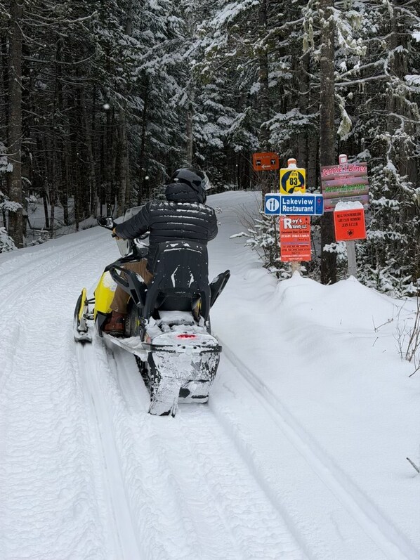 Snow and ski sports - Charming cabin in wonderful New Sweden with 80 acres of woods and trails (New Sweden)