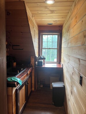 Interior - Charming cabin in wonderful New Sweden with 80 acres of woods and trails (New Sweden)
