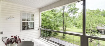 Quiet Retreat with Firepit – Walk to Music, Shops, & Trails