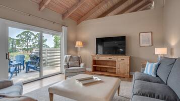 Villa, Multiple Beds, Patio, Golf View (191 Twin Oaks) | Living area | 42-inch flat-screen TV with digital channels