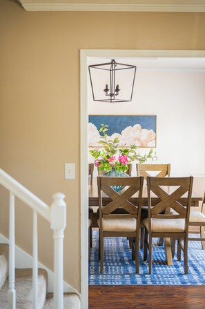 Living area - Serene Modern Getaway with Pool&games (Columbus)