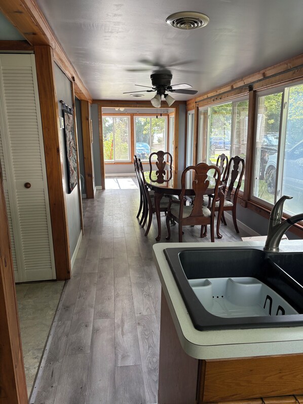 Dining - New listing! 3bedroom 2full bath cottage on Wamplers lake in Brooklyn, Mi. (Brooklyn)
