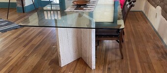 The Cervantes house is a traditional 1800s adobe casa showcasing NM art