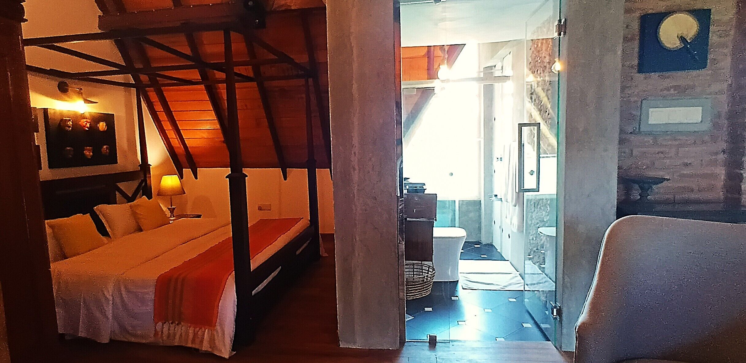 1 dormitorio, caja fuerte, tabla de planchar con plancha y wifi