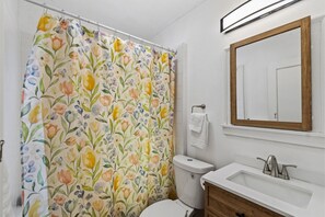 Towels, soap, toilet paper