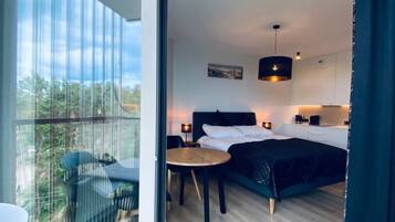 Mobile Unterkunft | 1 Schlafzimmer, Bettwäsche