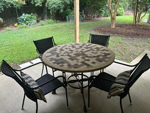 Outdoor dining - Kiptopeke Condo (Cape Charles)