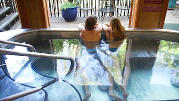 Sauna, banyera d'hidromassatge i tractaments d'aromateràpia