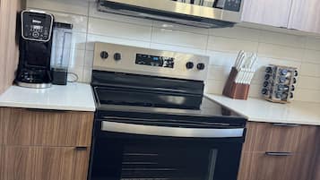 Microwave, oven, stovetop