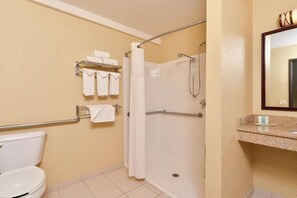 Towels, soap, toilet paper