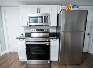 Microwave, oven, stovetop