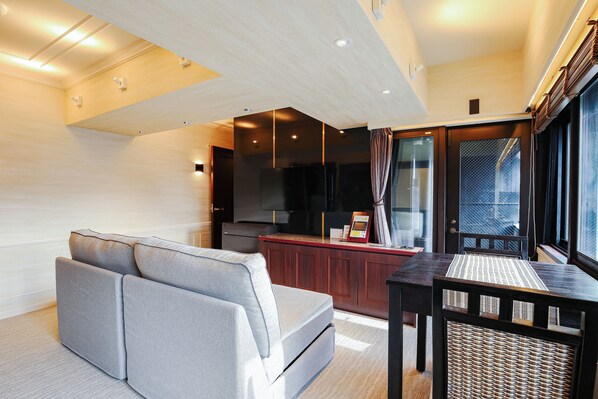 Leilighet – standard, 1 soverom, ikke-røyk | Oppholdsområde