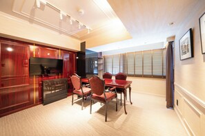 สแตนดาร์ดอพาร์ทเมนท์, 1 ห้องนอน, ไม่มีบริการทำความสะอาด | บริเวณนั่งเล่น