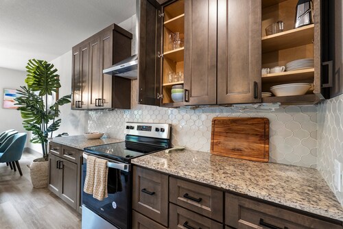 Modern 4BR Retreat w/Lake Access, Firepit, BBQ Patio. Perfect for families!