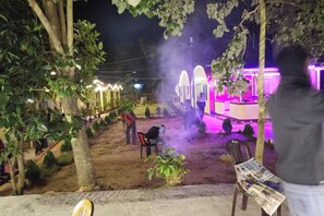 Front of property – evening/night