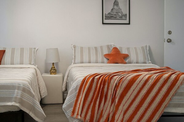 4 habitaciones, wifi gratis y ropa de cama 