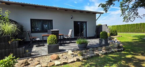 New modern 76m2 vacation apartment at the gateway to the island of Usedom