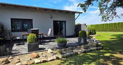 New modern 76m2 vacation apartment at the gateway to the island of Usedom