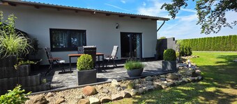 New modern 76m2 vacation apartment at the gateway to the island of Usedom