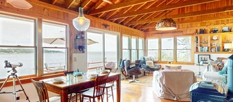 Oceanfront Cottage with Panoramic Views | "On the Rocks" Boothbay, Maine