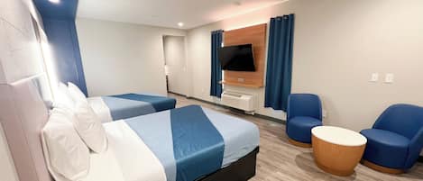 Deluxe Double Room | Premium bedding, memory foam beds, desk, laptop workspace