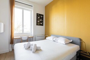 Appartement | 1 chambre, espace de travail pour ordinateurs portables