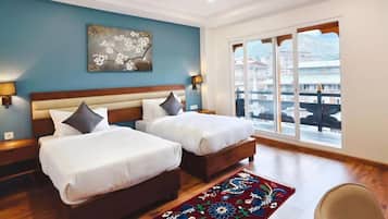 Coffres-forts dans les chambres, rideaux occultants