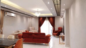Premium Apartment, 3 Bedrooms | Living area - Premium Swiss Residence El Dokki (Giza)