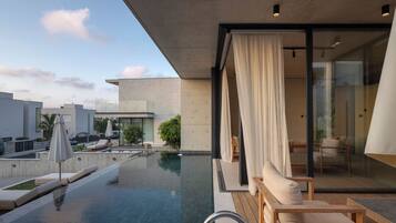 Premium Villa, 3 Bedrooms, Private Pool, Garden View | Terrace/patio