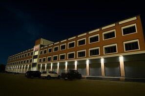 Overnatningsstedets facade