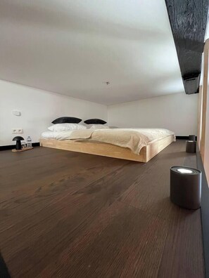 1 slaapkamer, een strijkplank/strijkijzer, reisbedje, wifi