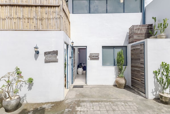 Fassade der Unterkunft