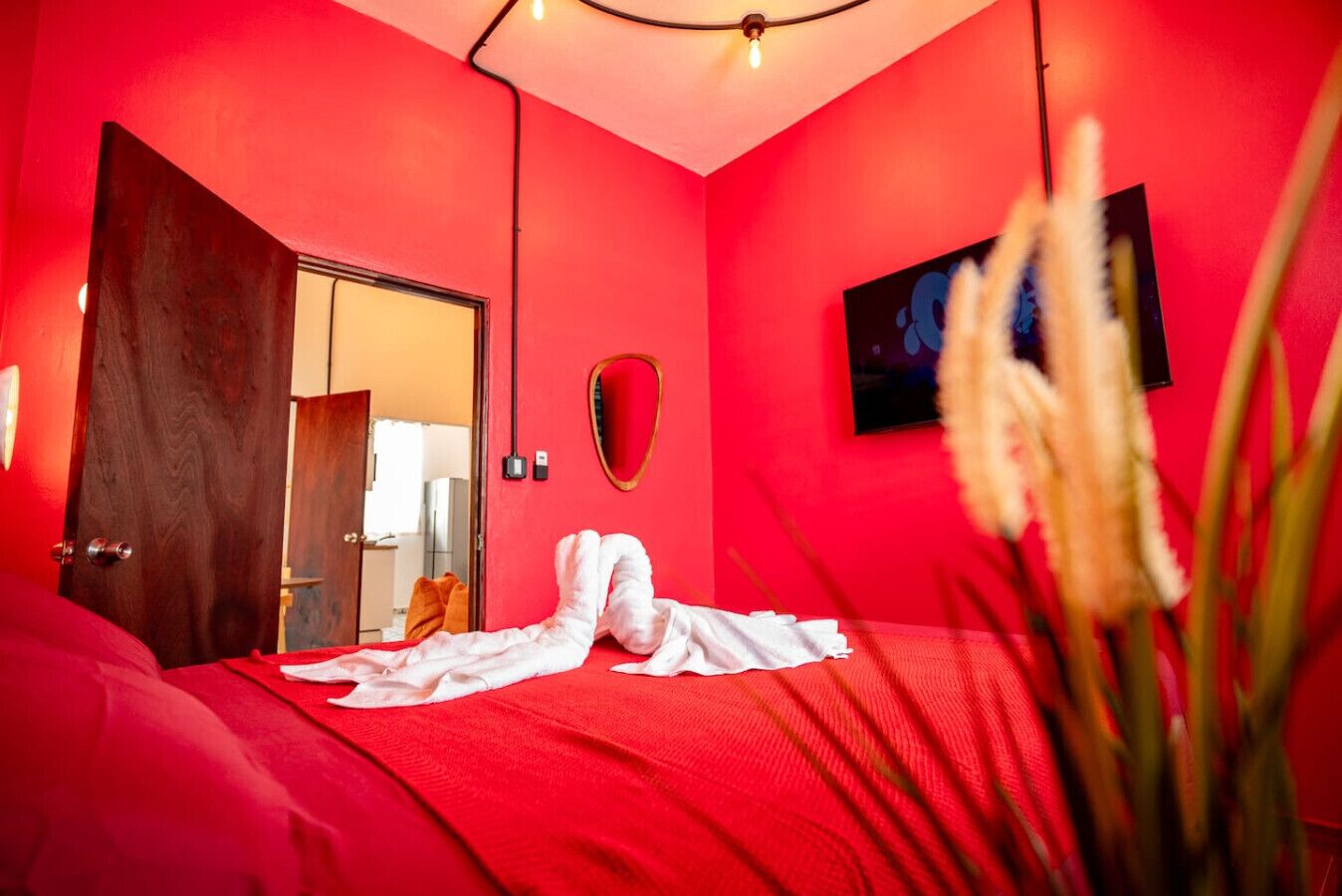 1 slaapkamer, een bureau, een strijkplank/strijkijzer, gratis wifi