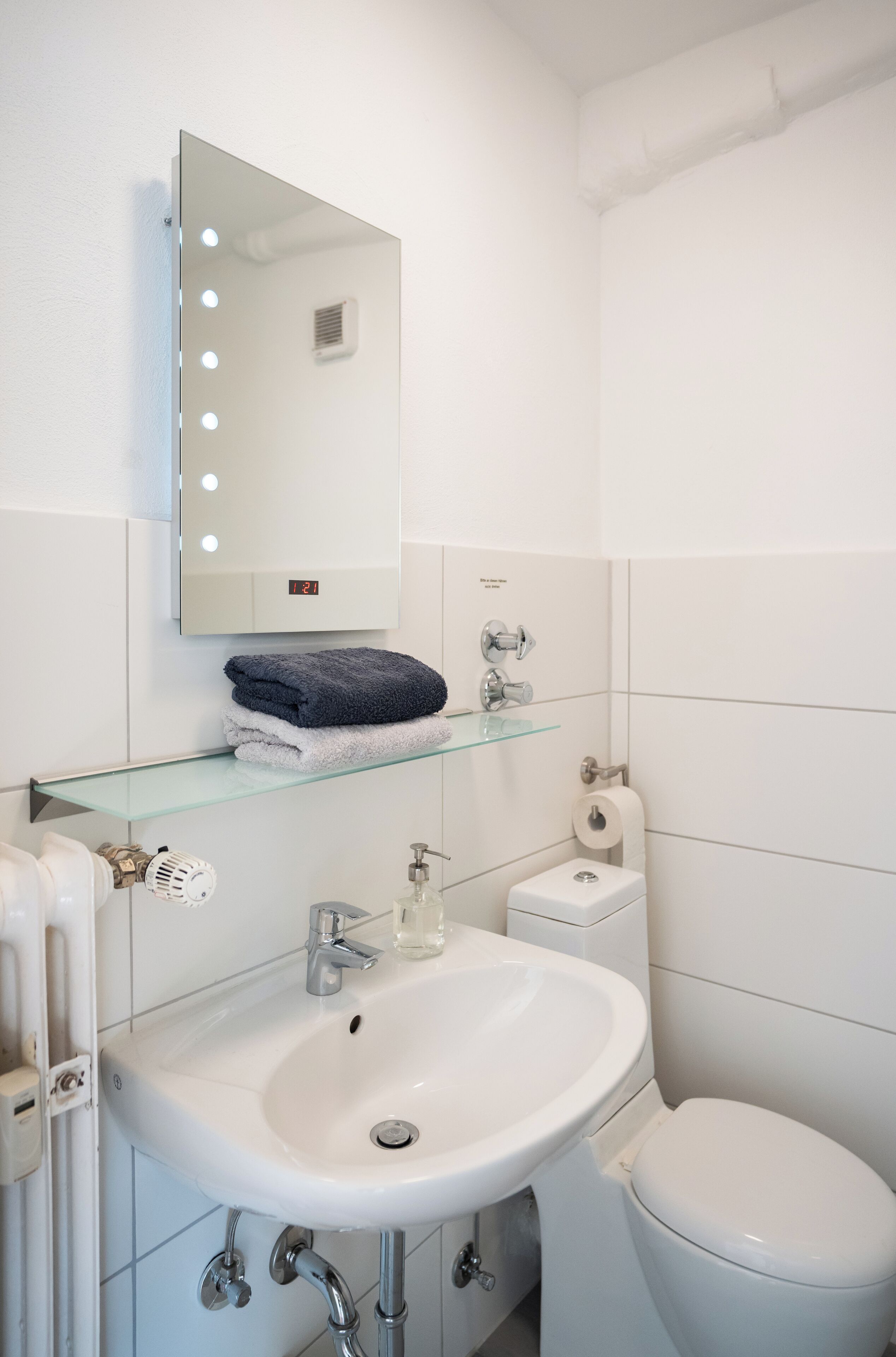 Towels, toilet paper