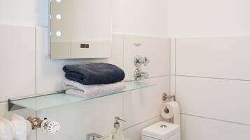 Towels, toilet paper