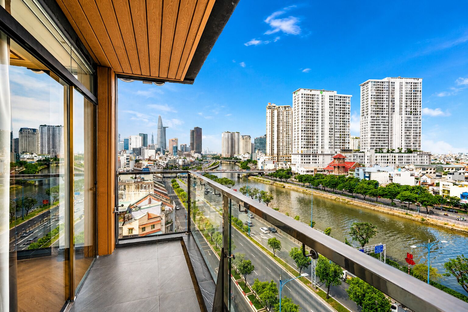 City view from property