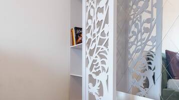 Deluxe Apartment, Balcony, City View | Premium bedding, memory-foam beds, desk, laptop workspace