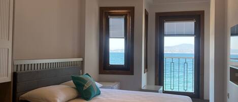 Comfort Double Room, Sea View | Bed sheets