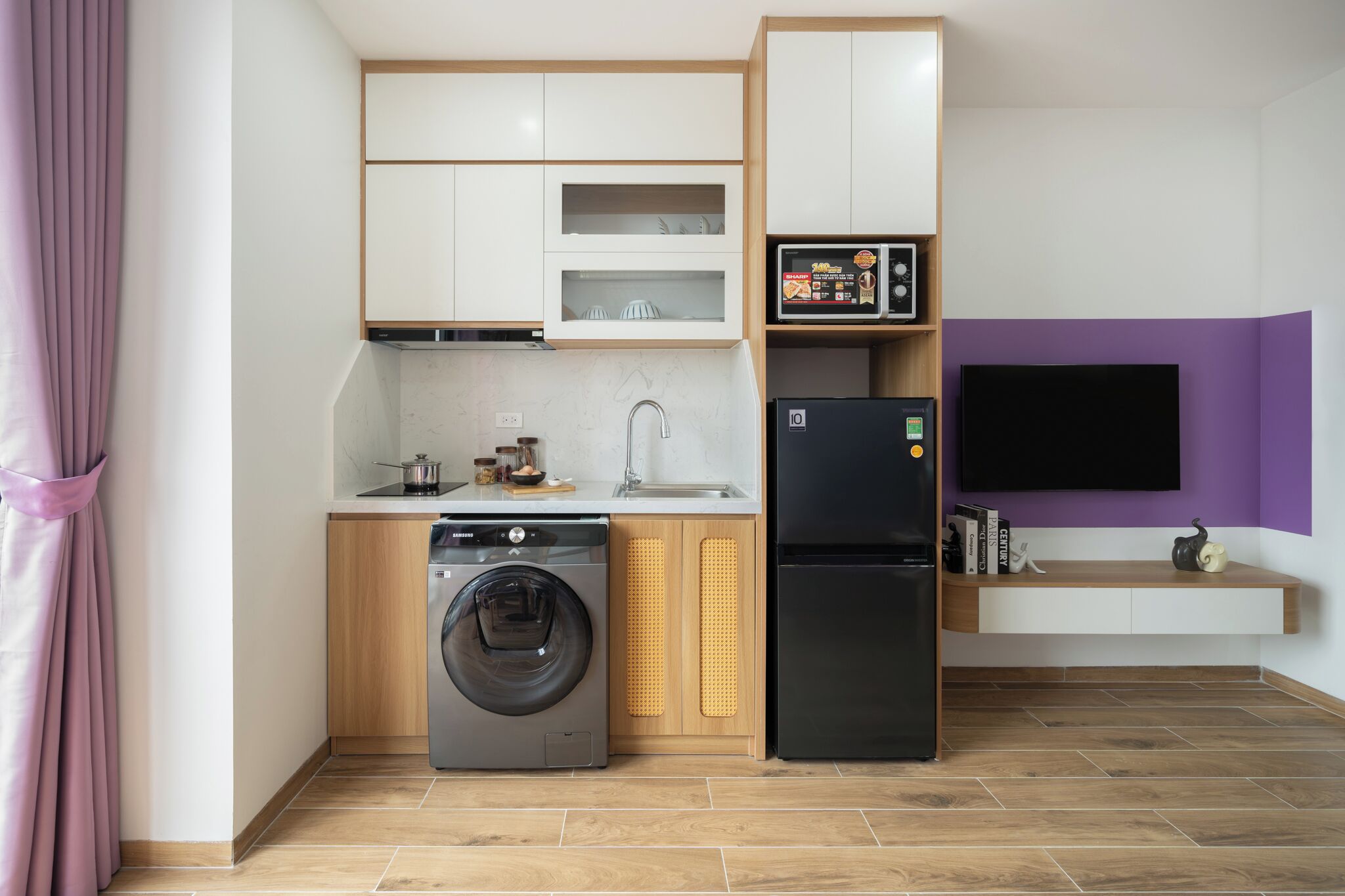 Apartment, 2 Bedrooms, River View | Private kitchen