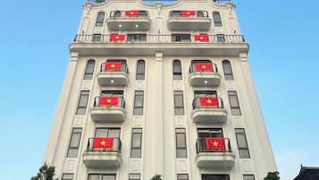 Majoituspaikan julkisivu