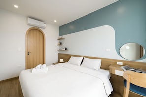 Appartement, 1 chambre, balcon | Minibar, accès au Wi-Fi (inclus), literie fournie