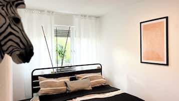 1 bedroom, internet, bed sheets