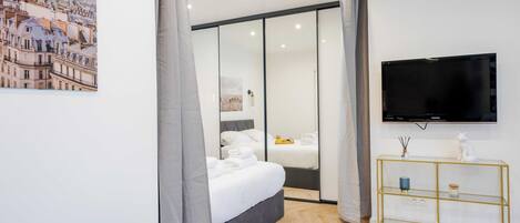 Appartement | 1 slaapkamer, een strijkplank/strijkijzer, beddengoed
