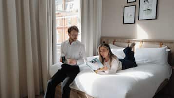 Wifi gratis y ropa de cama